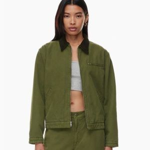 Olive Green Women's Jacket Aritzia Dale